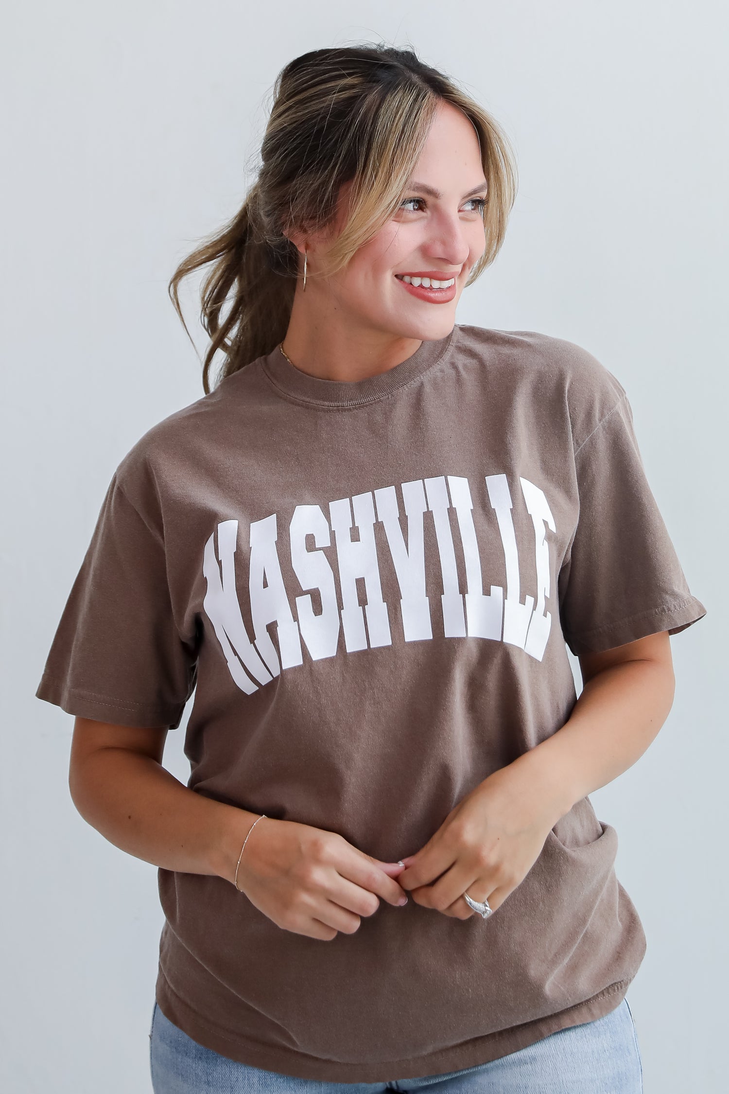 Brown Nashville Tee