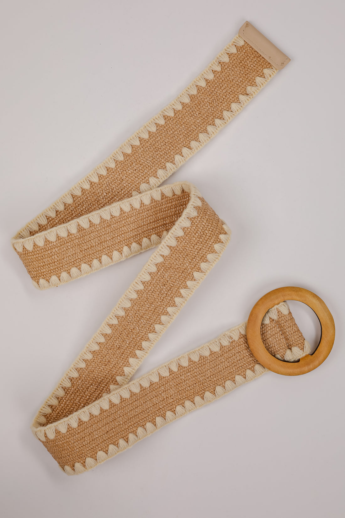 Island Link Natural Straw Belt