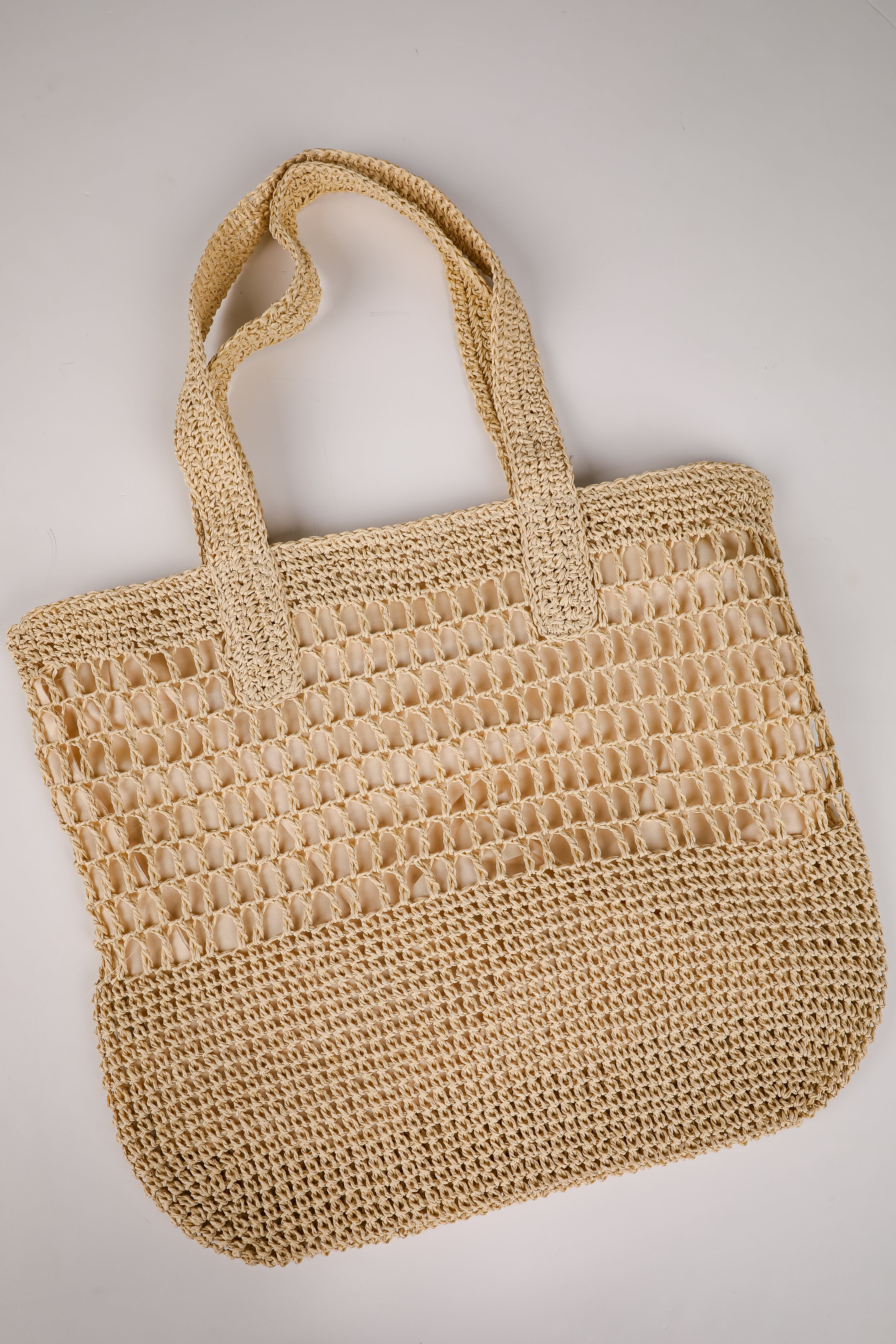 Savor The Slow Days Natural Straw Tote Bag