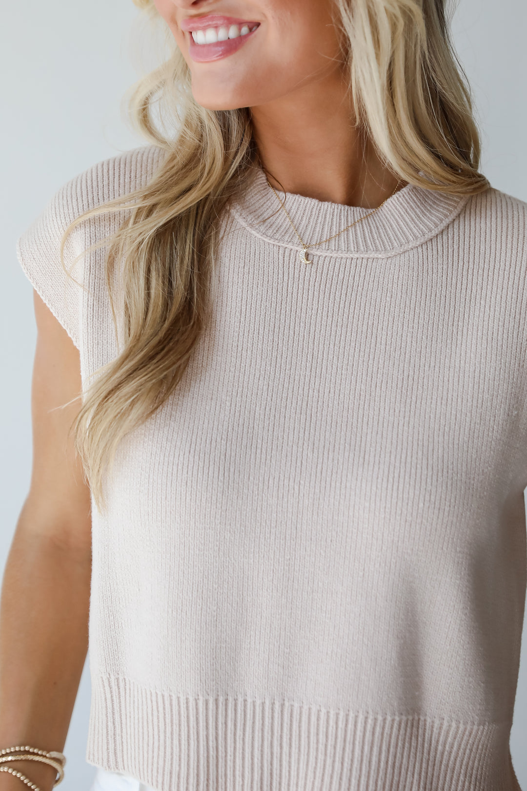 Charmed Aura Natural Sweater Top