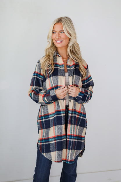 Poised Passion Plaid Shacket