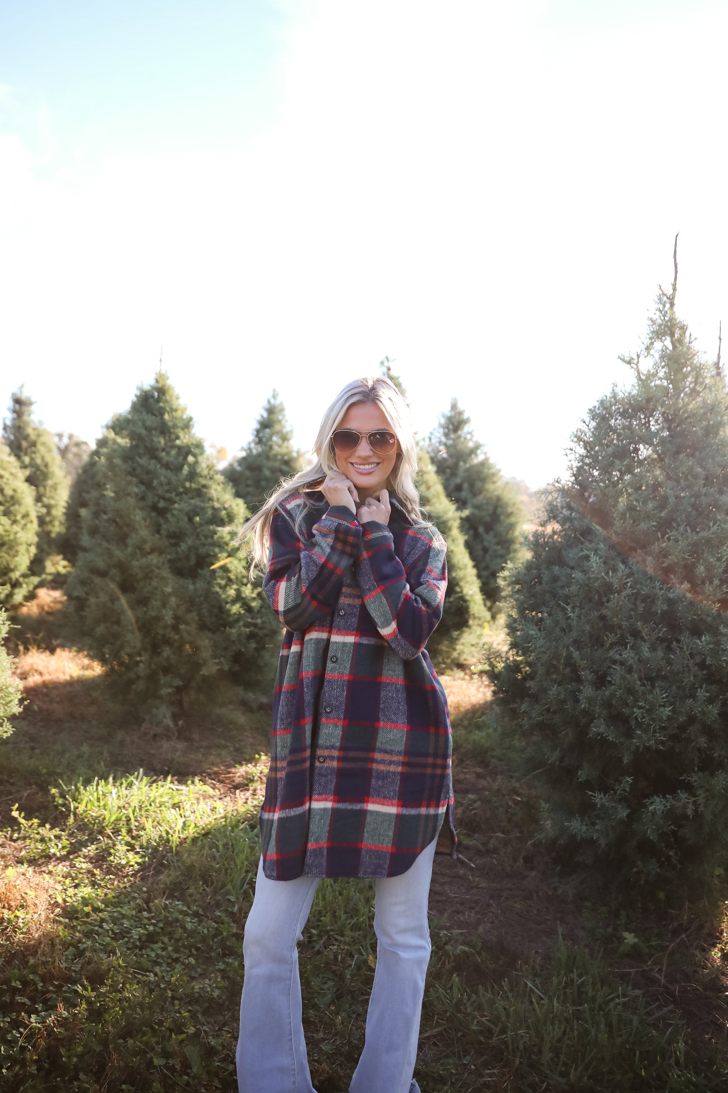 Poised Passion Plaid Shacket