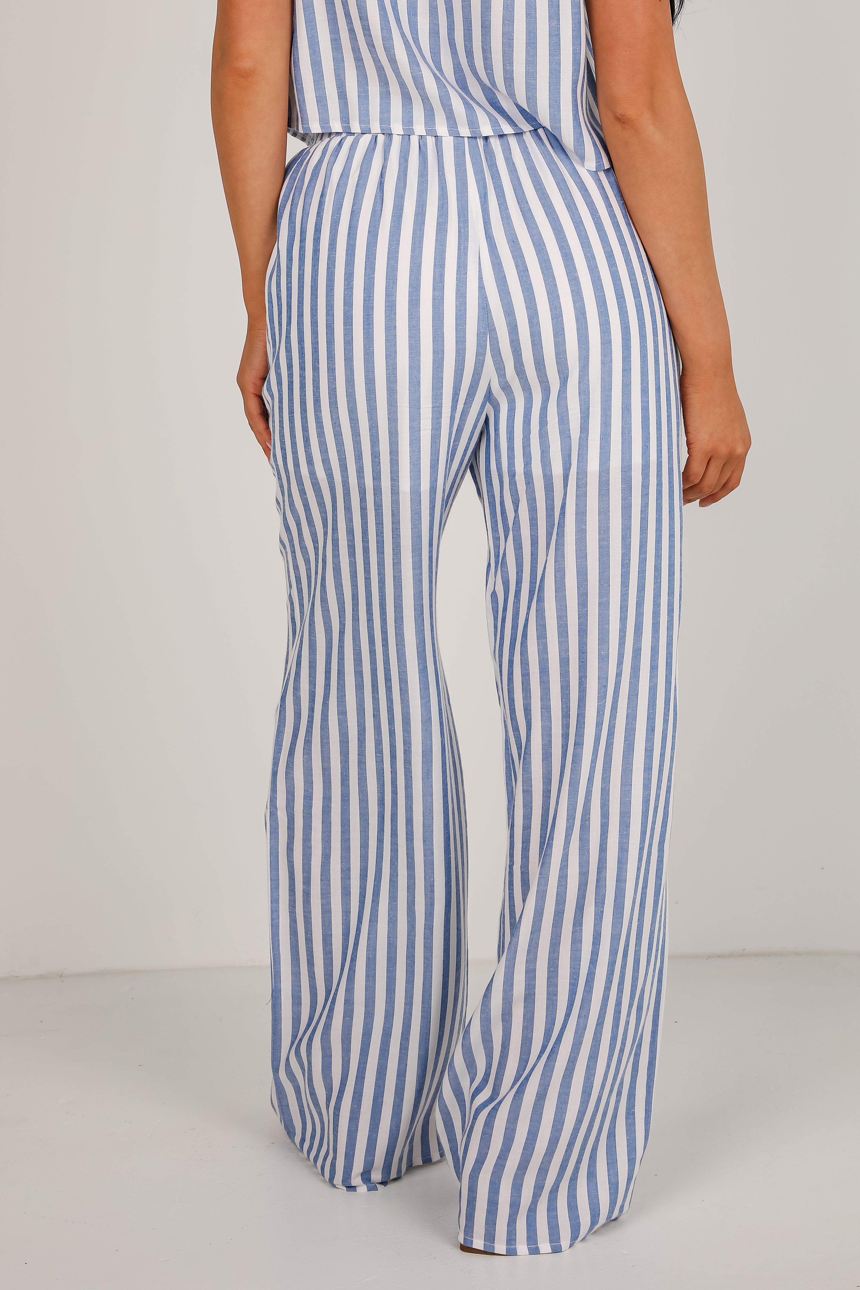 Make It Last Navy Striped Pants