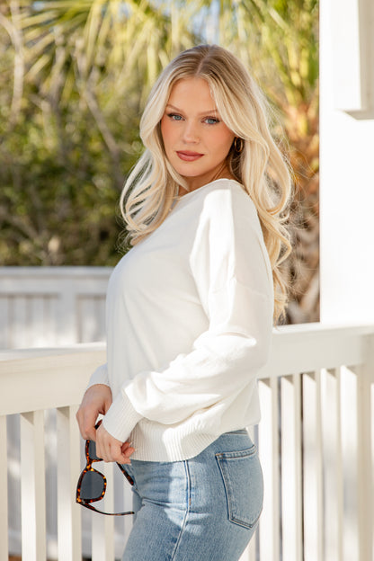 FINAL SALE - Easy Intentions Lightweight Knit Top - DU Deal