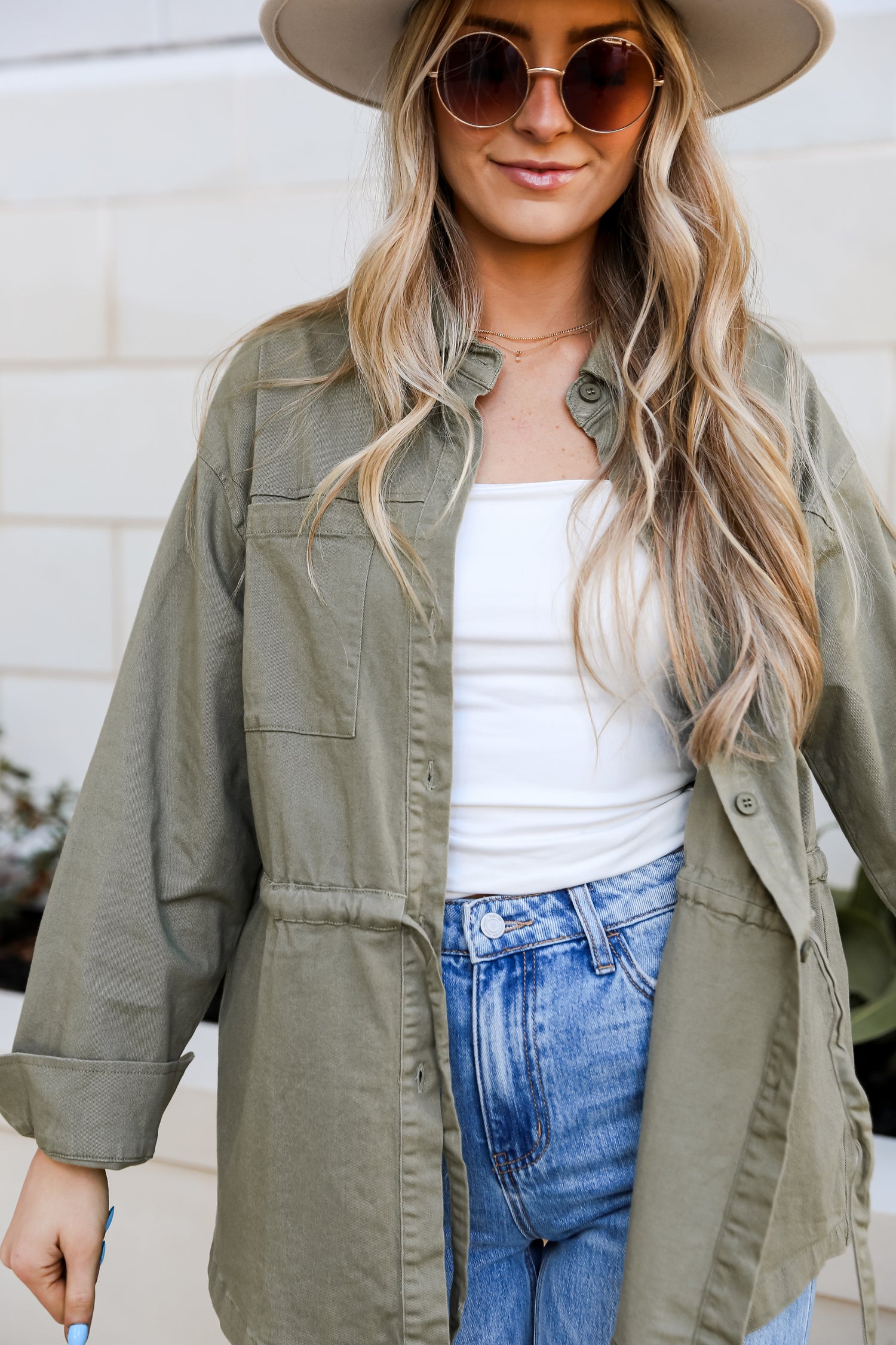 army green jacket