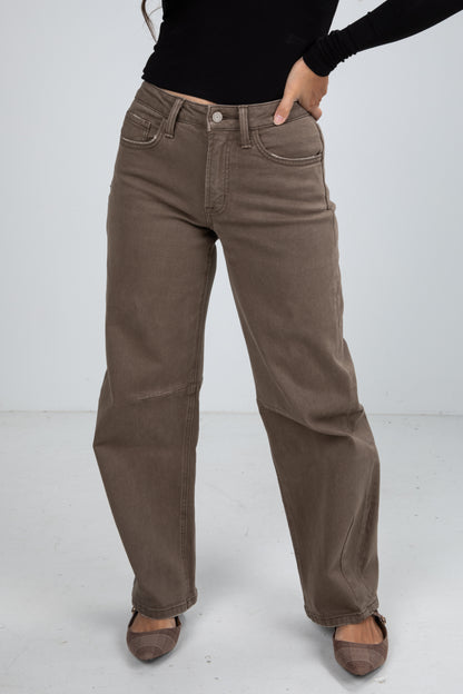 womens barrel jeans