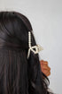 Posh Brilliance White Pearl Claw Hair Clip