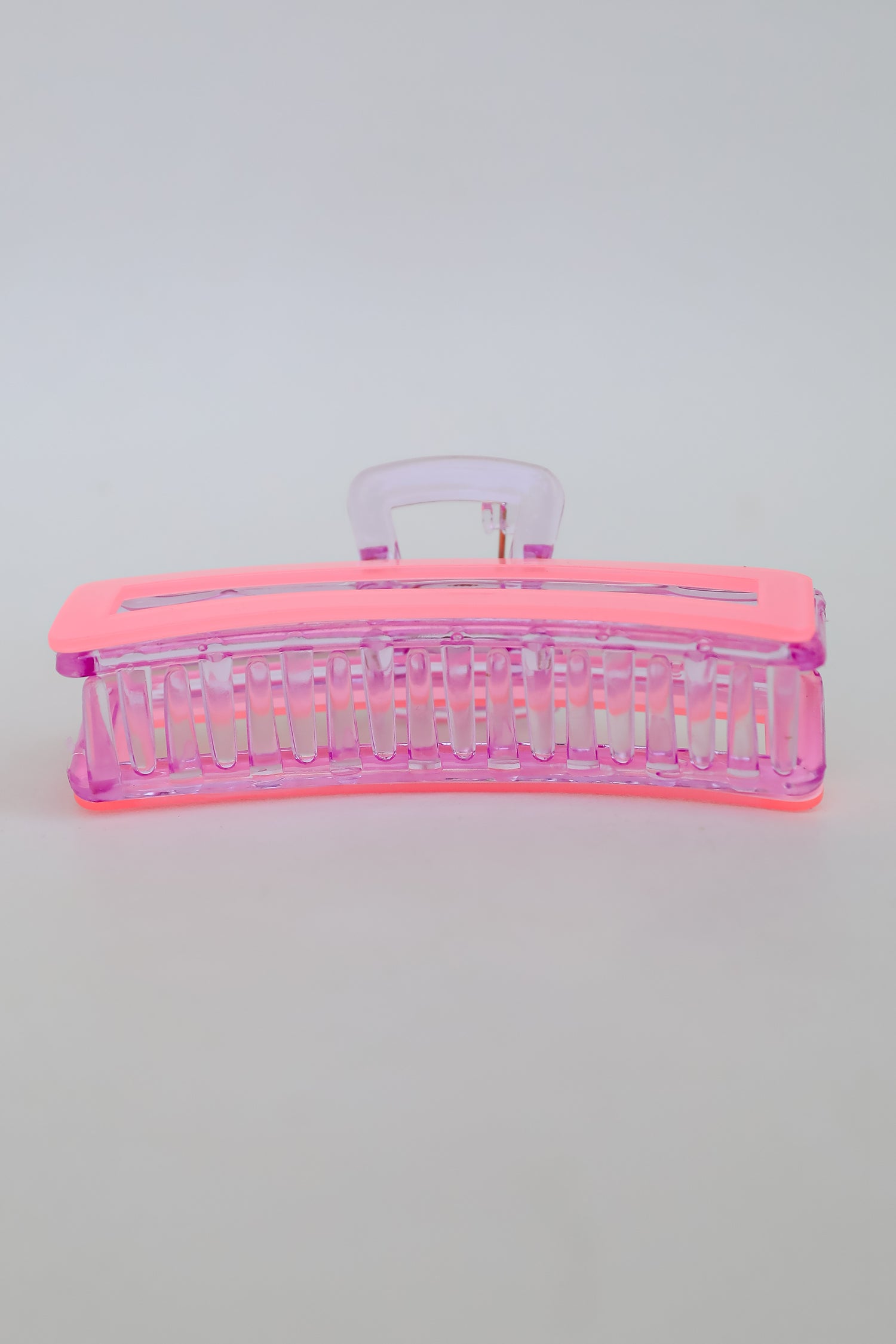 Pink Acrylic Claw Hair Clip