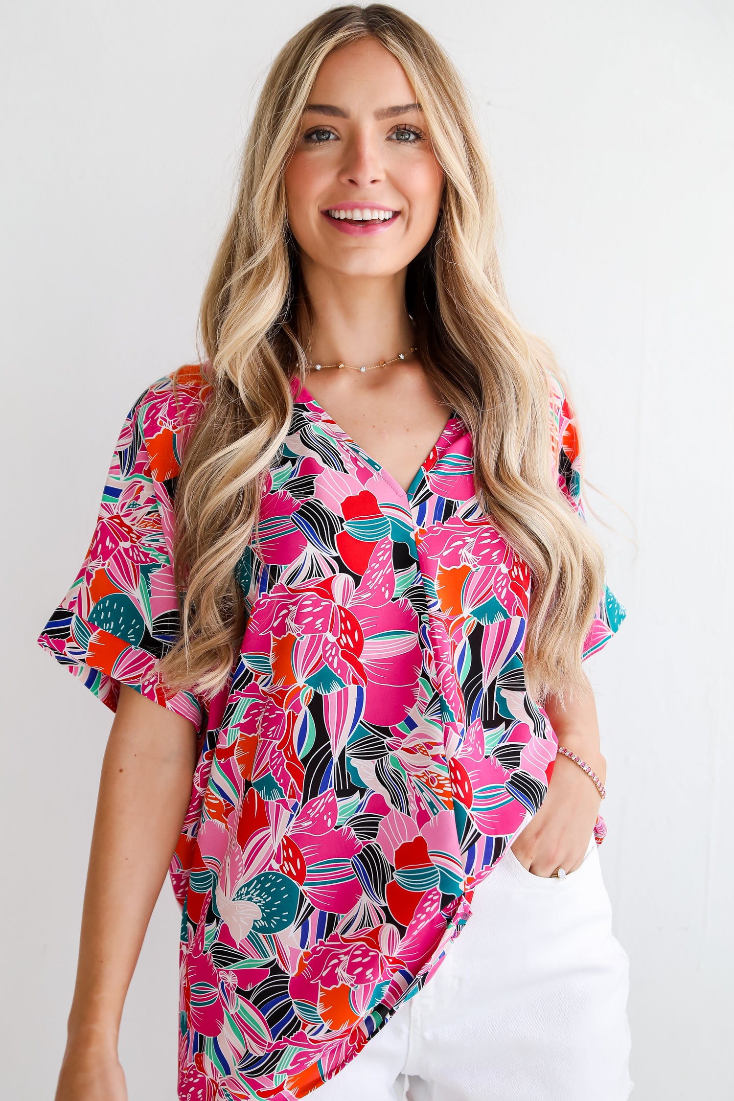 floral tops for spring