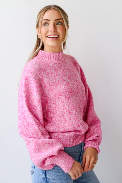 hot pink Oversized Sweater