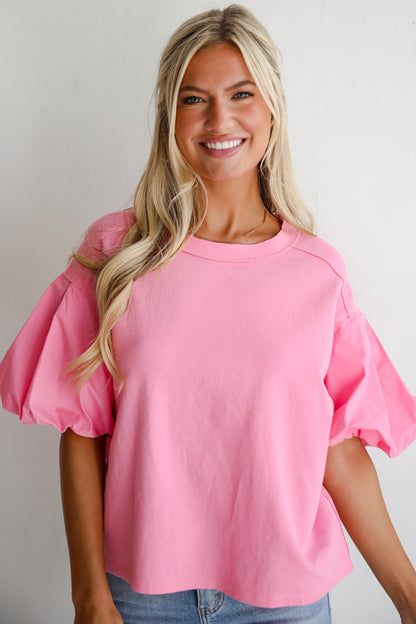 puff sleeve tops