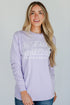 Lavender Charleston South Carolina Long Sleeve Tee