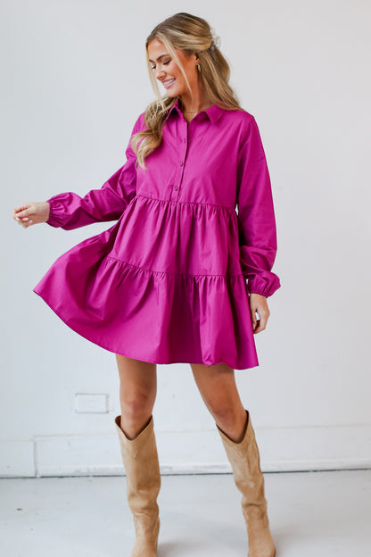 purple dresses for women
