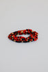 Hallie Red/Black Beaded Bracelet Set