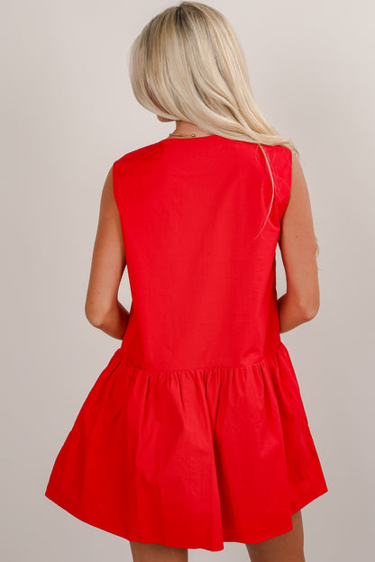 Coming Back For You Bow Mini Dress