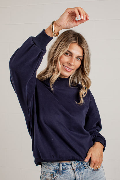 Made For This Mock Neck Sweatshirt