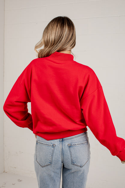 Made For This Mock Neck Sweatshirt