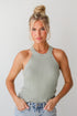 womens sage Knit Tank