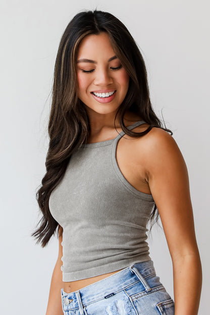 Haven Ribbed Cropped Tank