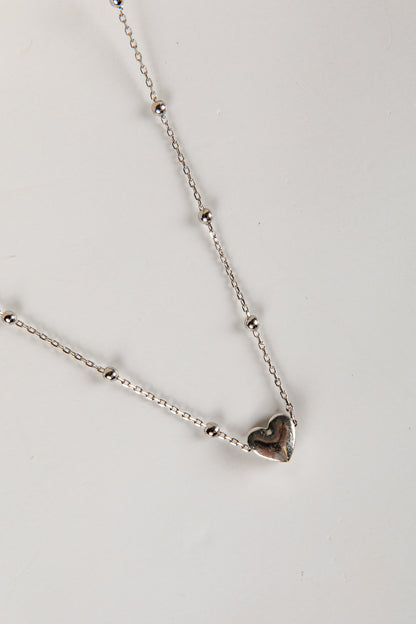 silver necklace