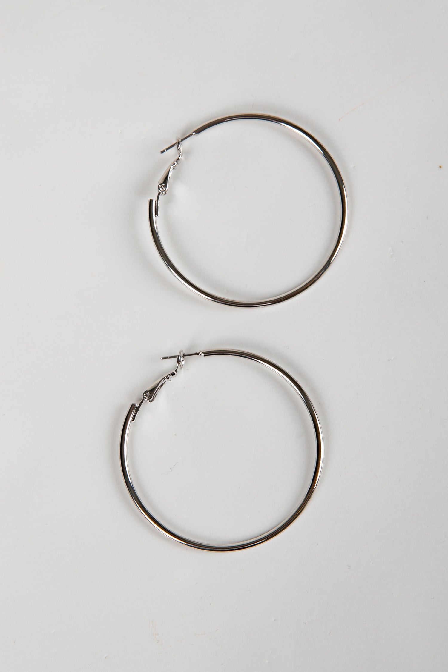 silver hoops