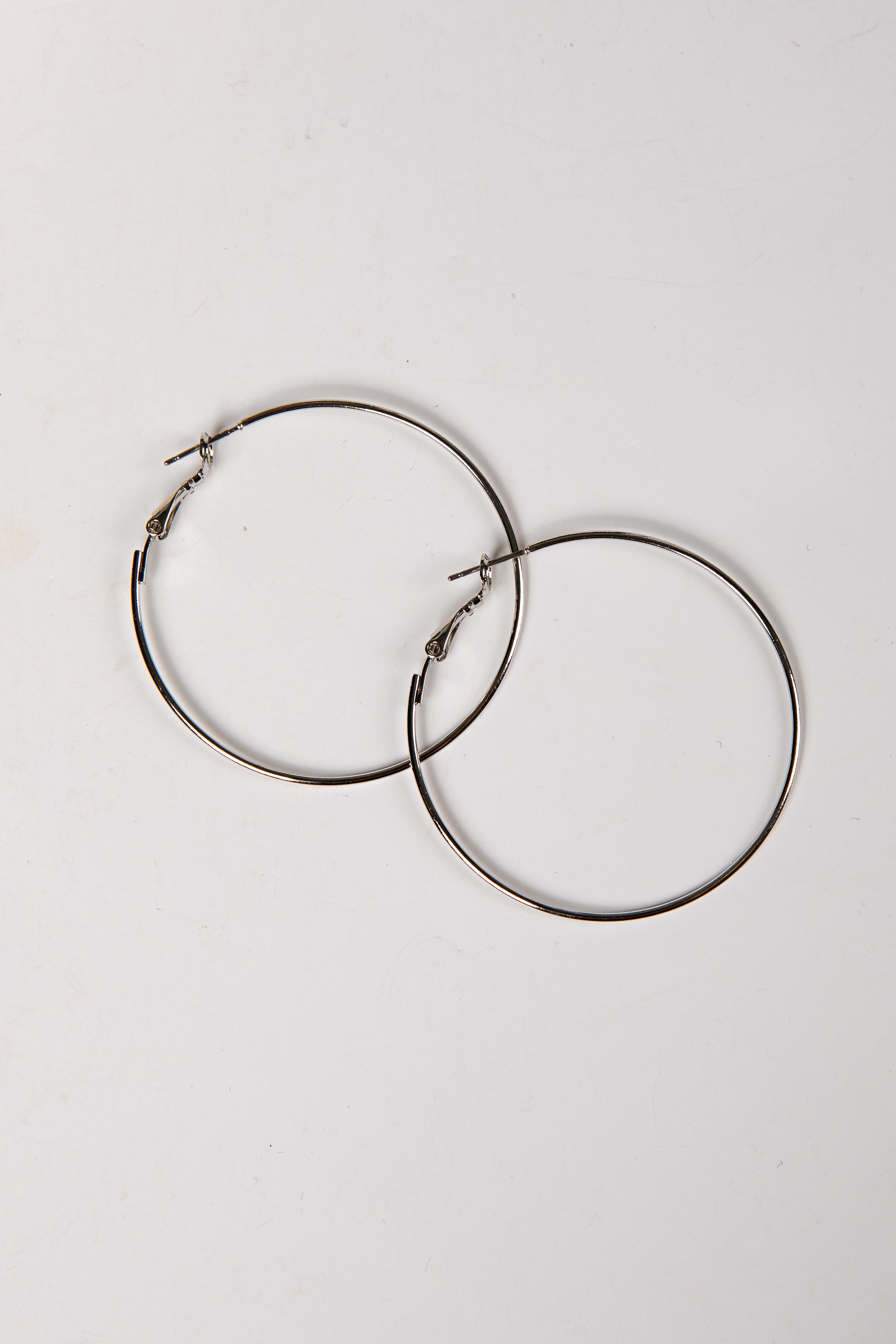 silver hoops