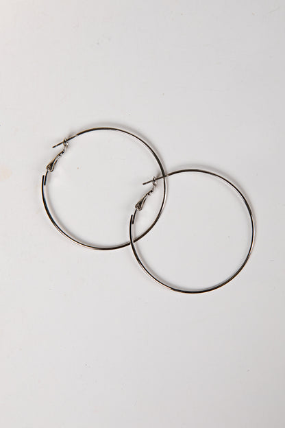 silver hoops