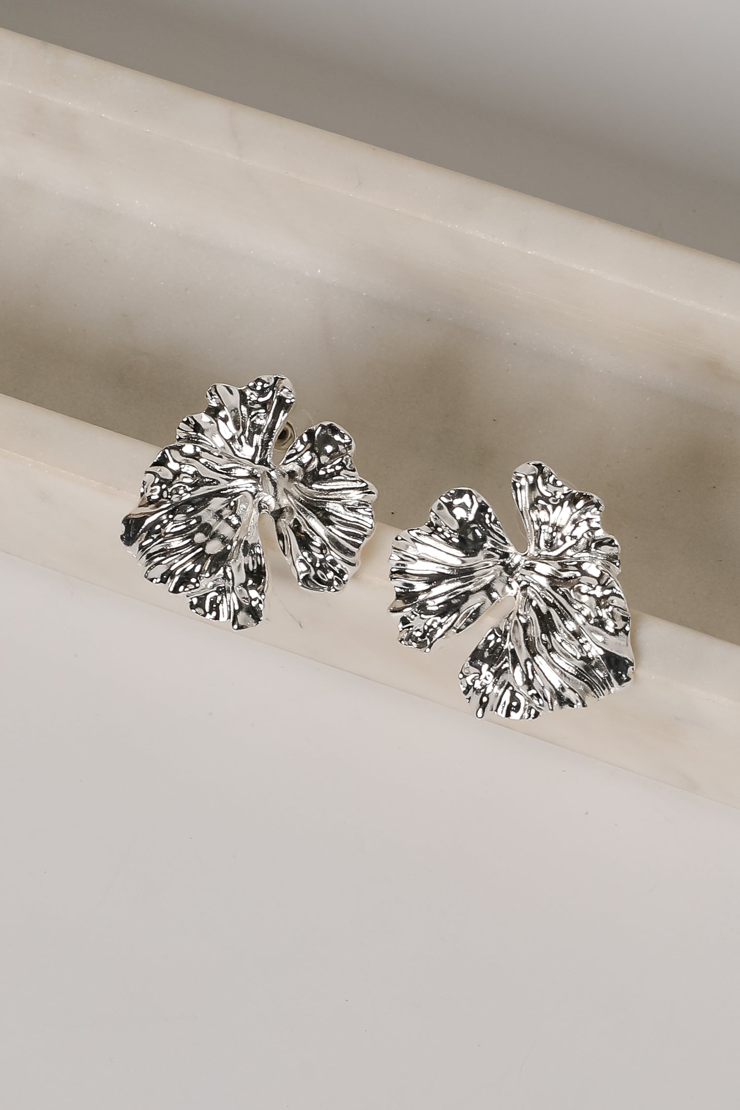 Quinn Textured Statement Earrings