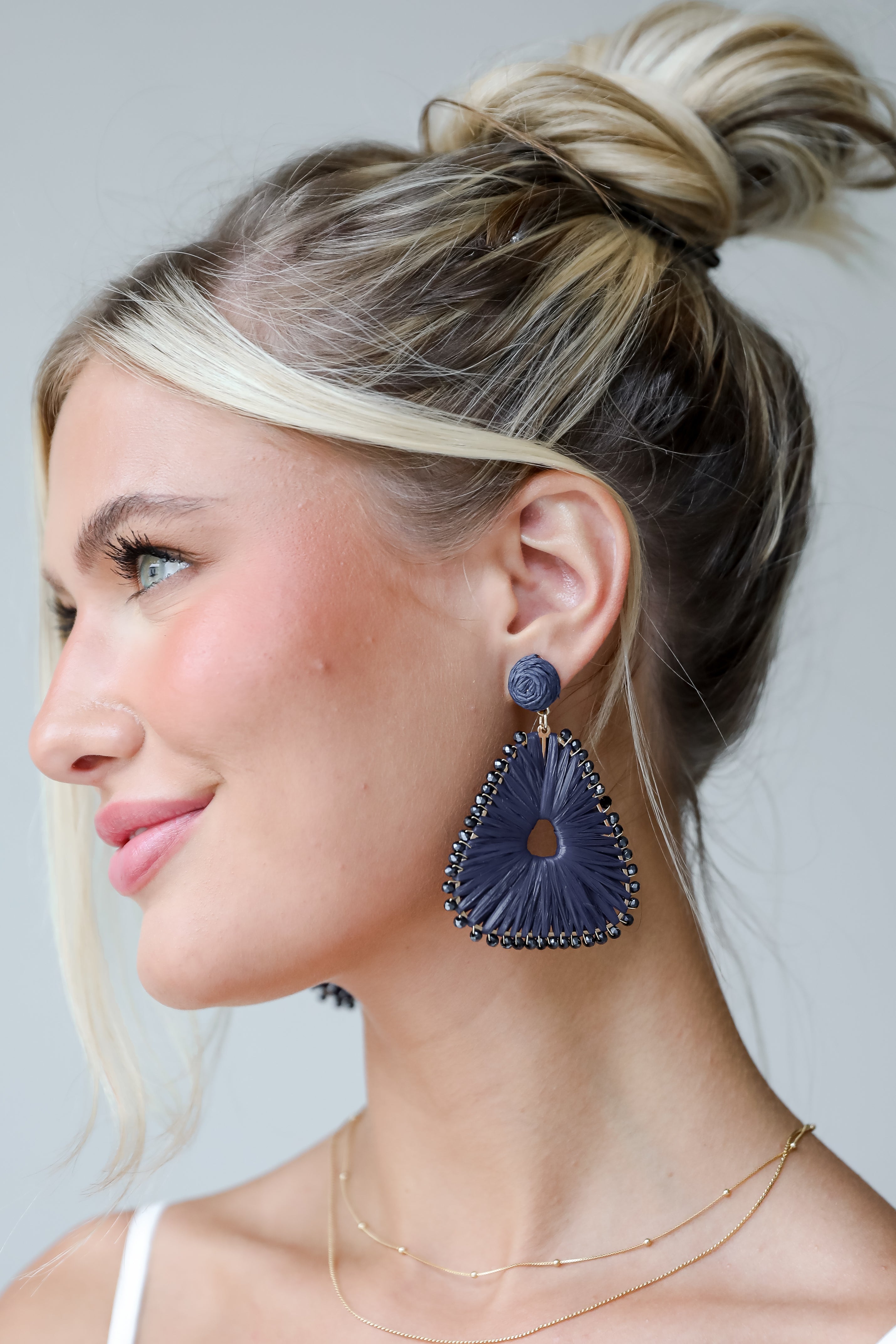 Daphne Straw Statement Earrings