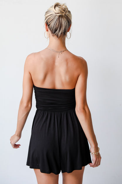 trendy Strapless Romper