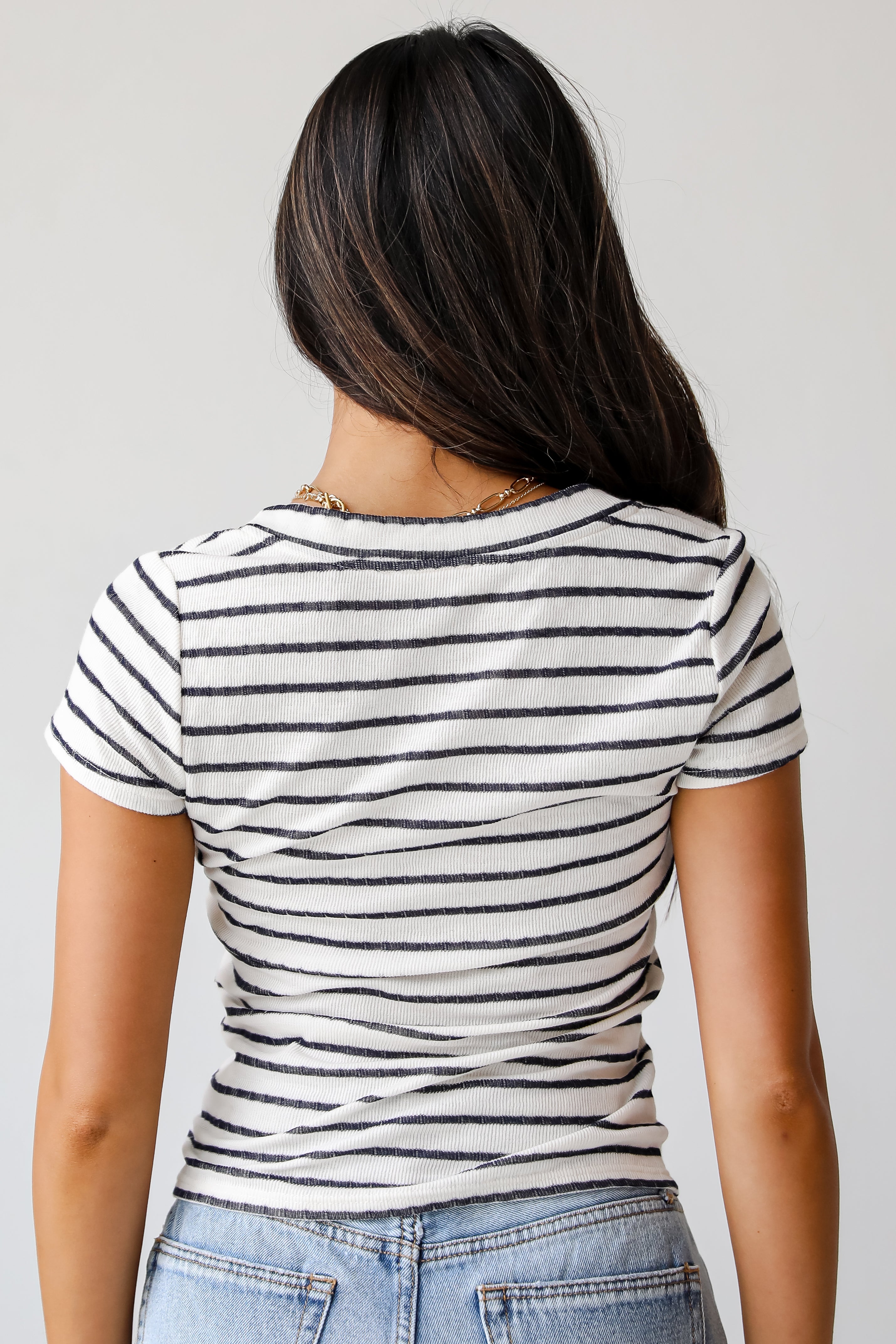 Meghan Striped Tee