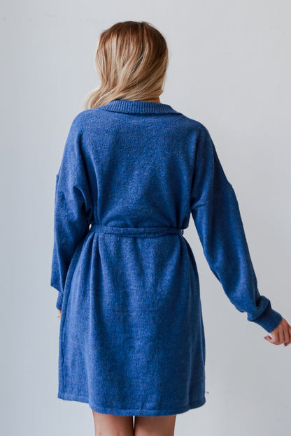 blue Sweater Dress back view blue Sweater Dress.  Cheap Dresses. Online cheap dresses. Online Women&