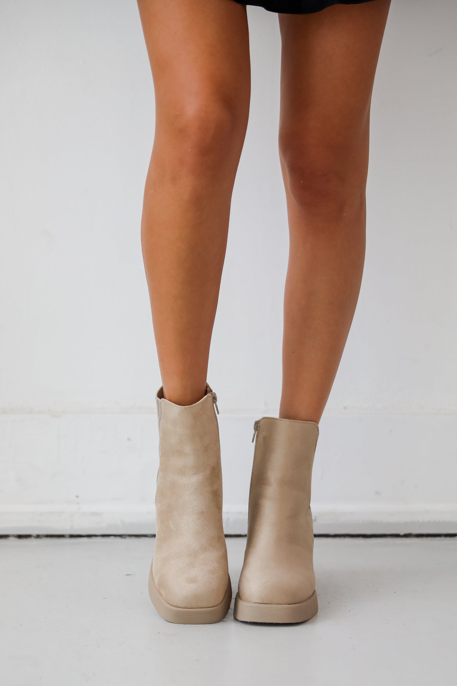 Get In Line Platform Booties