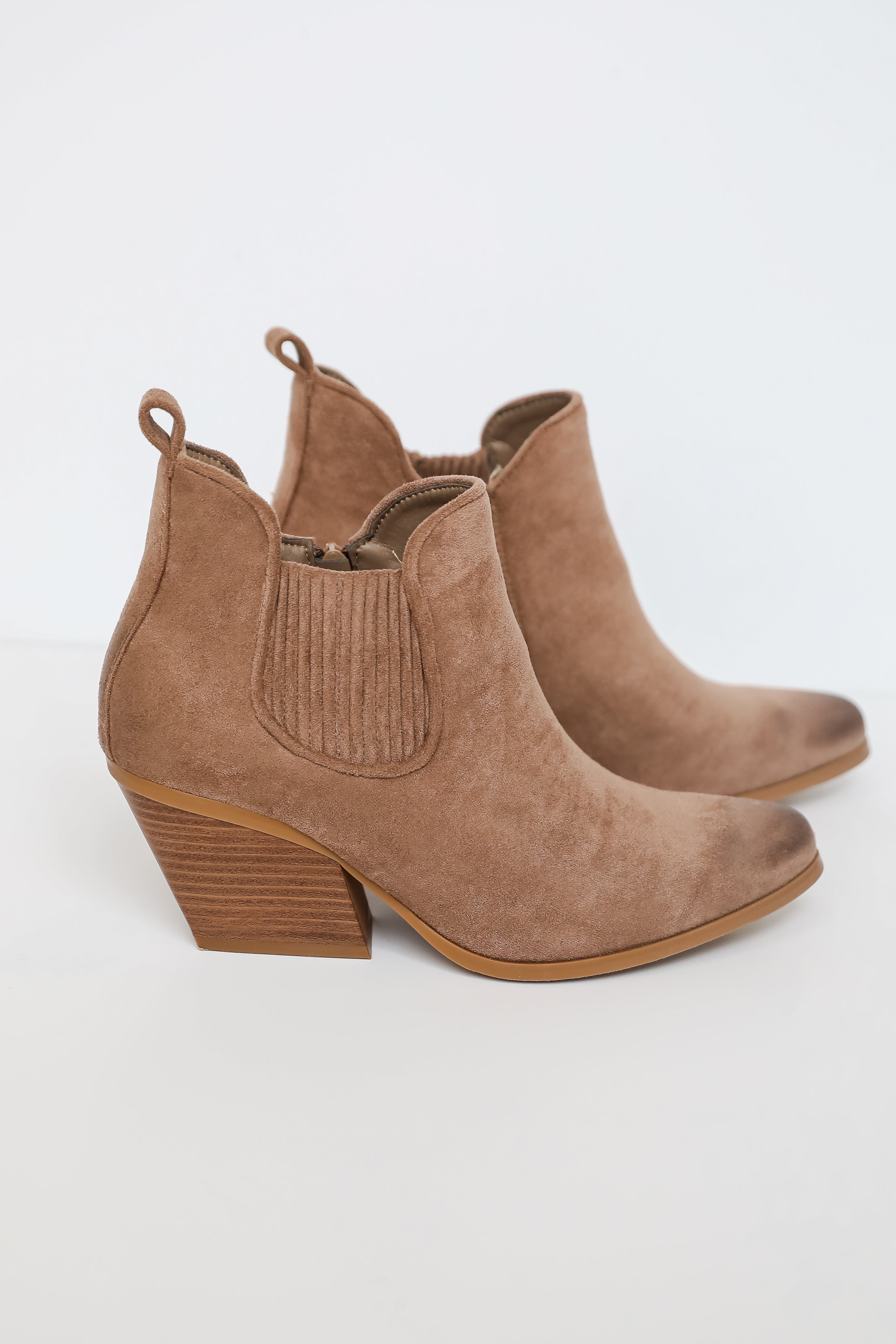 The Right Time Taupe Booties