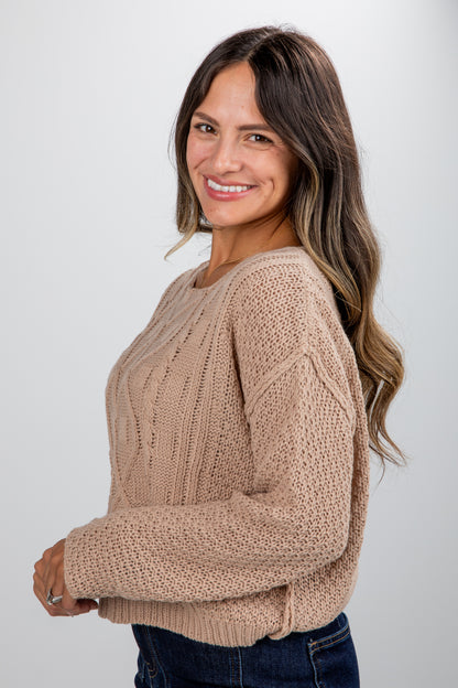 Exceptional Coziness Cable Knit Sweater