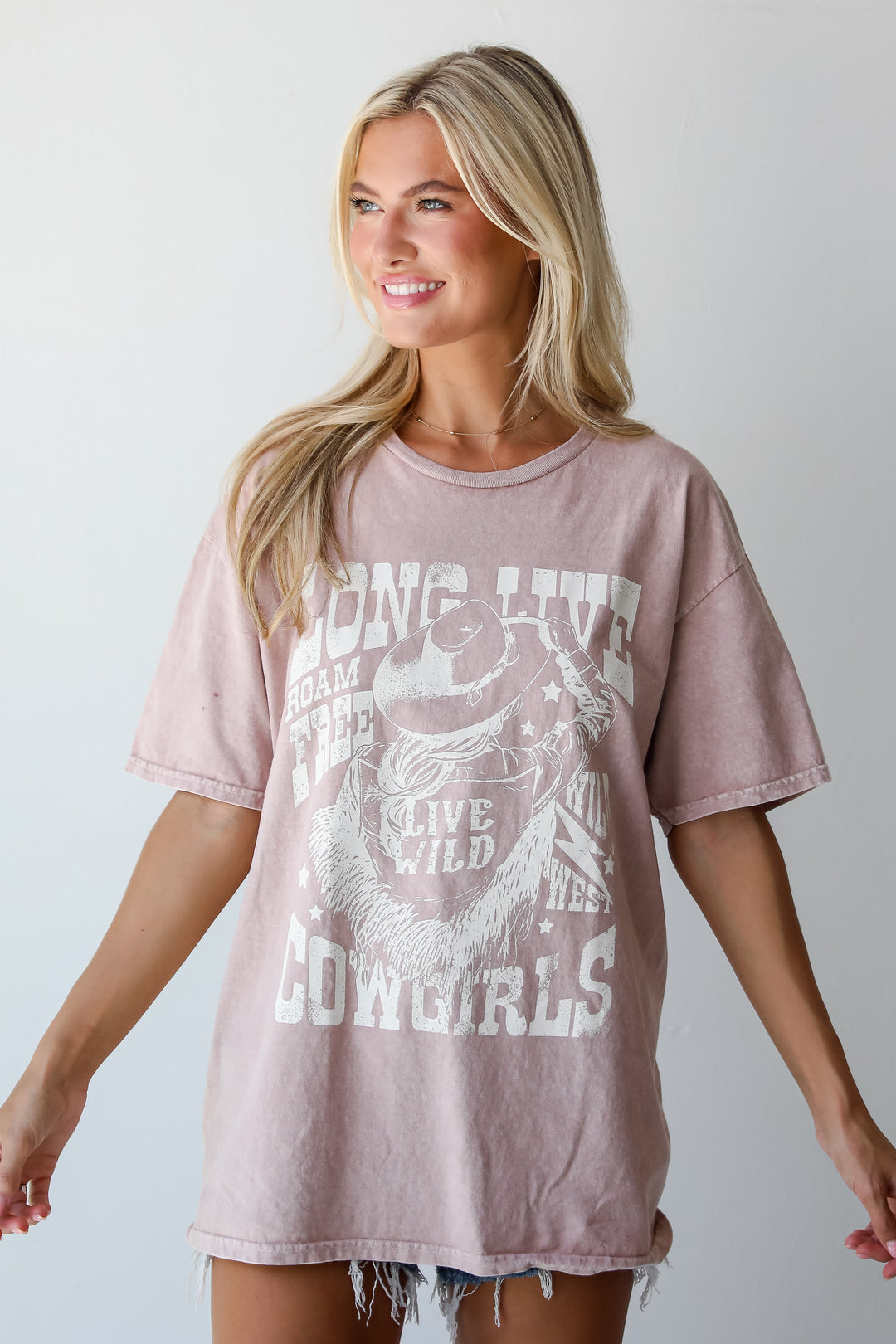 Long Live Cowgirls Taupe Graphic Tee