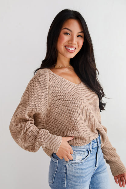 Season Status Taupe Sweater