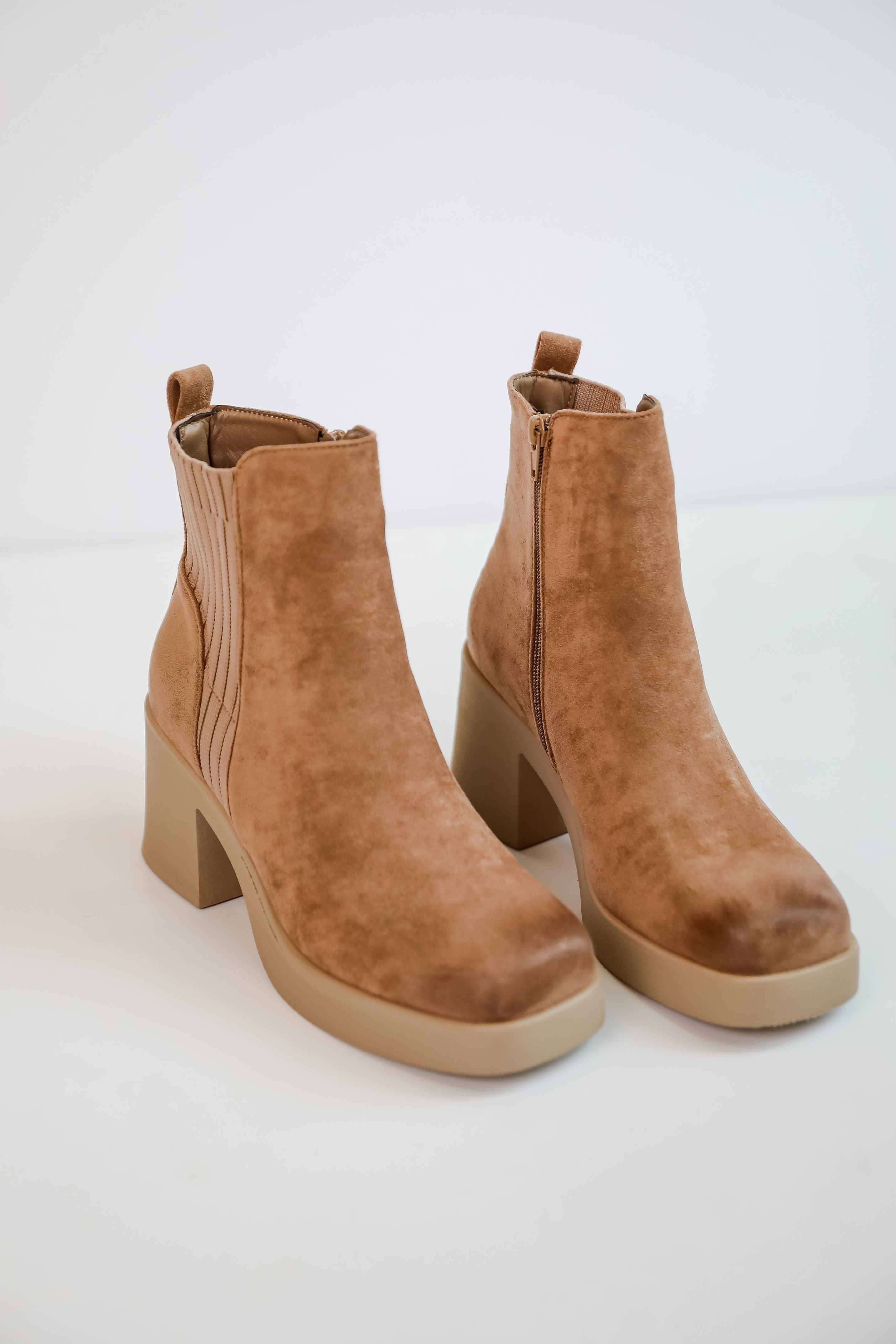 Get In Line Platform Booties