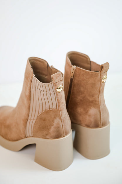 Get In Line Platform Booties