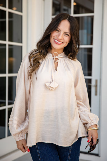 Easy Going Ruffle Blouse