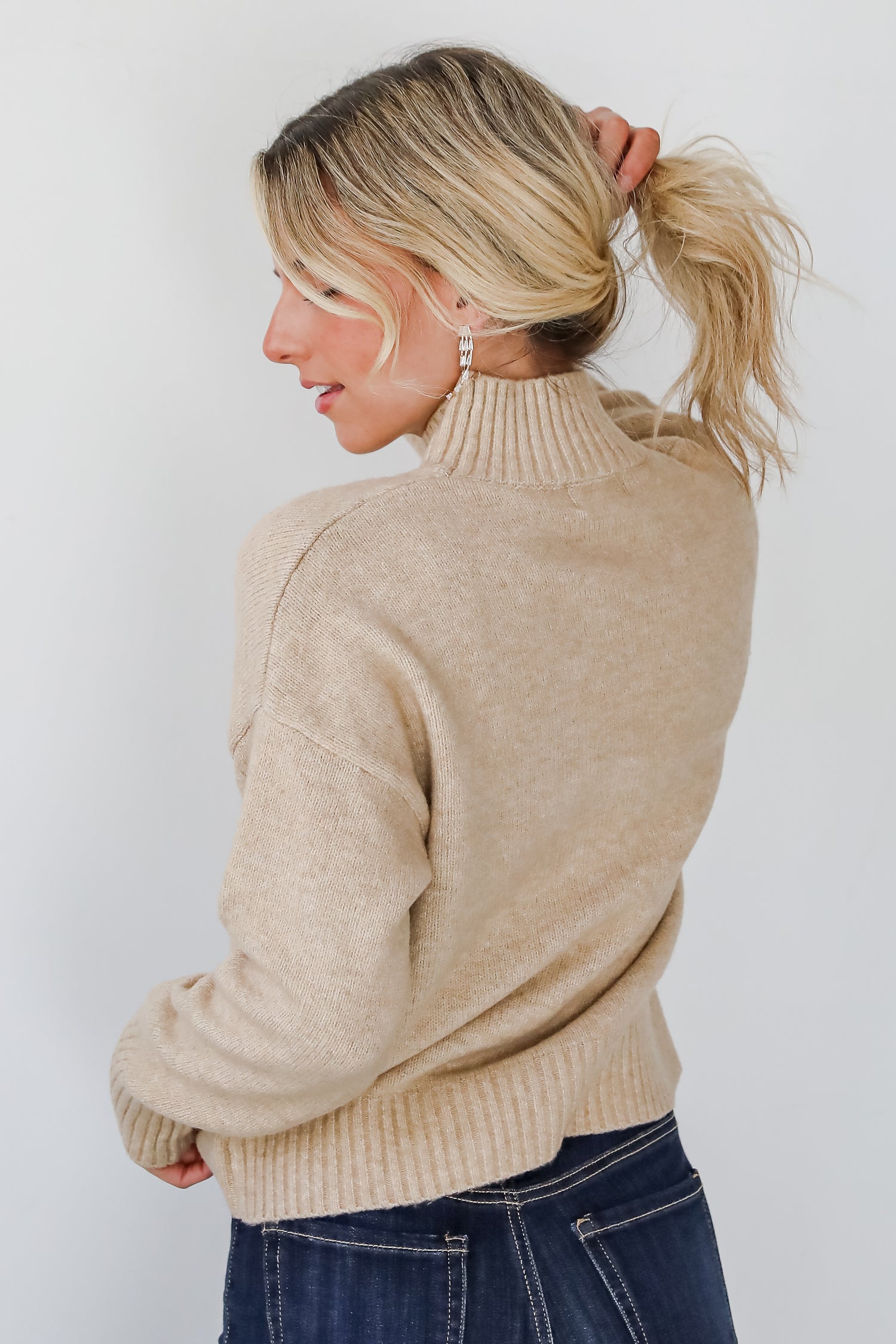 Truly Iconic Taupe Sweater