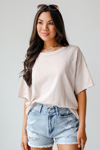 Piper Everyday Taupe Tee