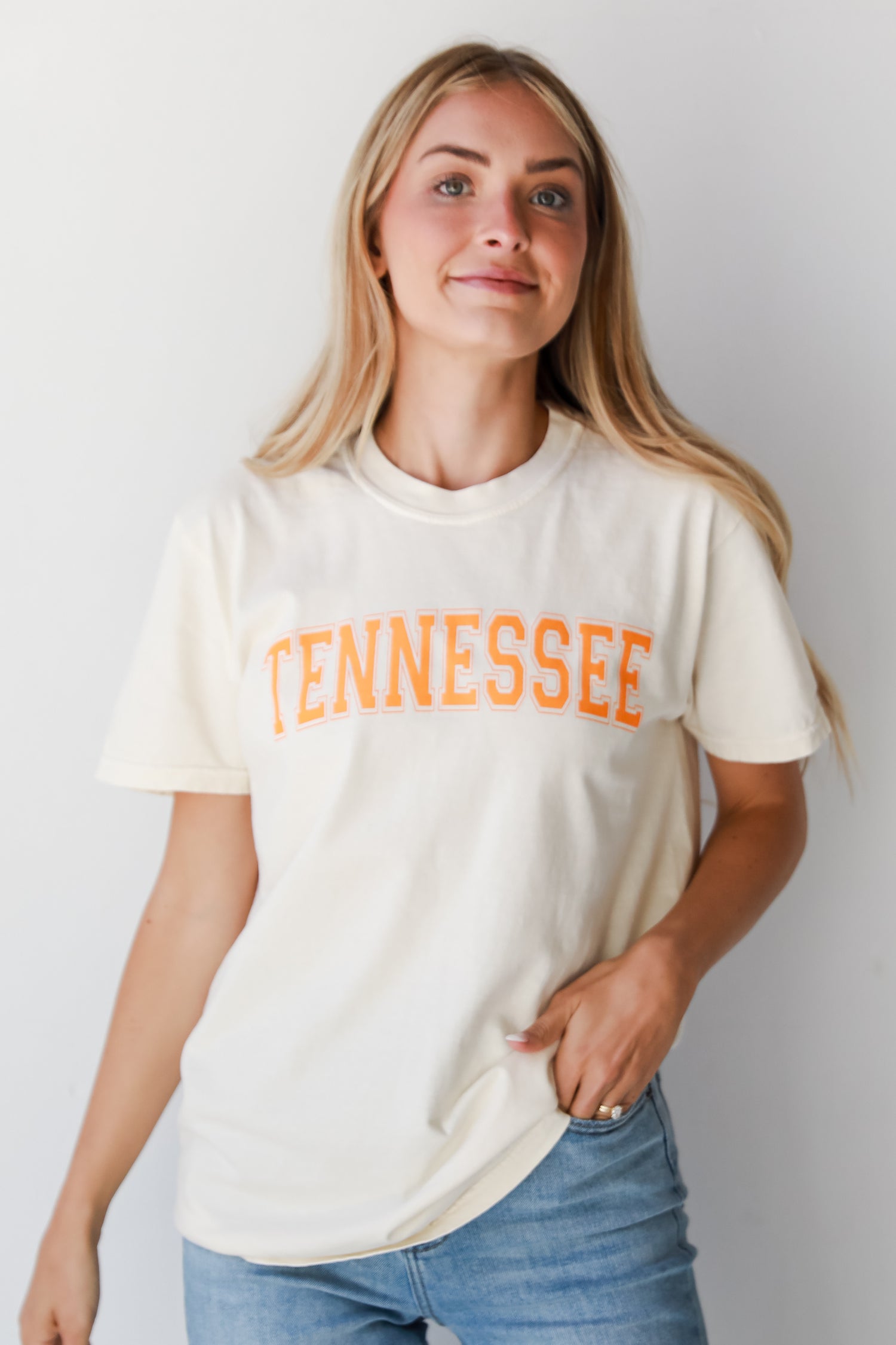 Ivory Tennessee Tee front view