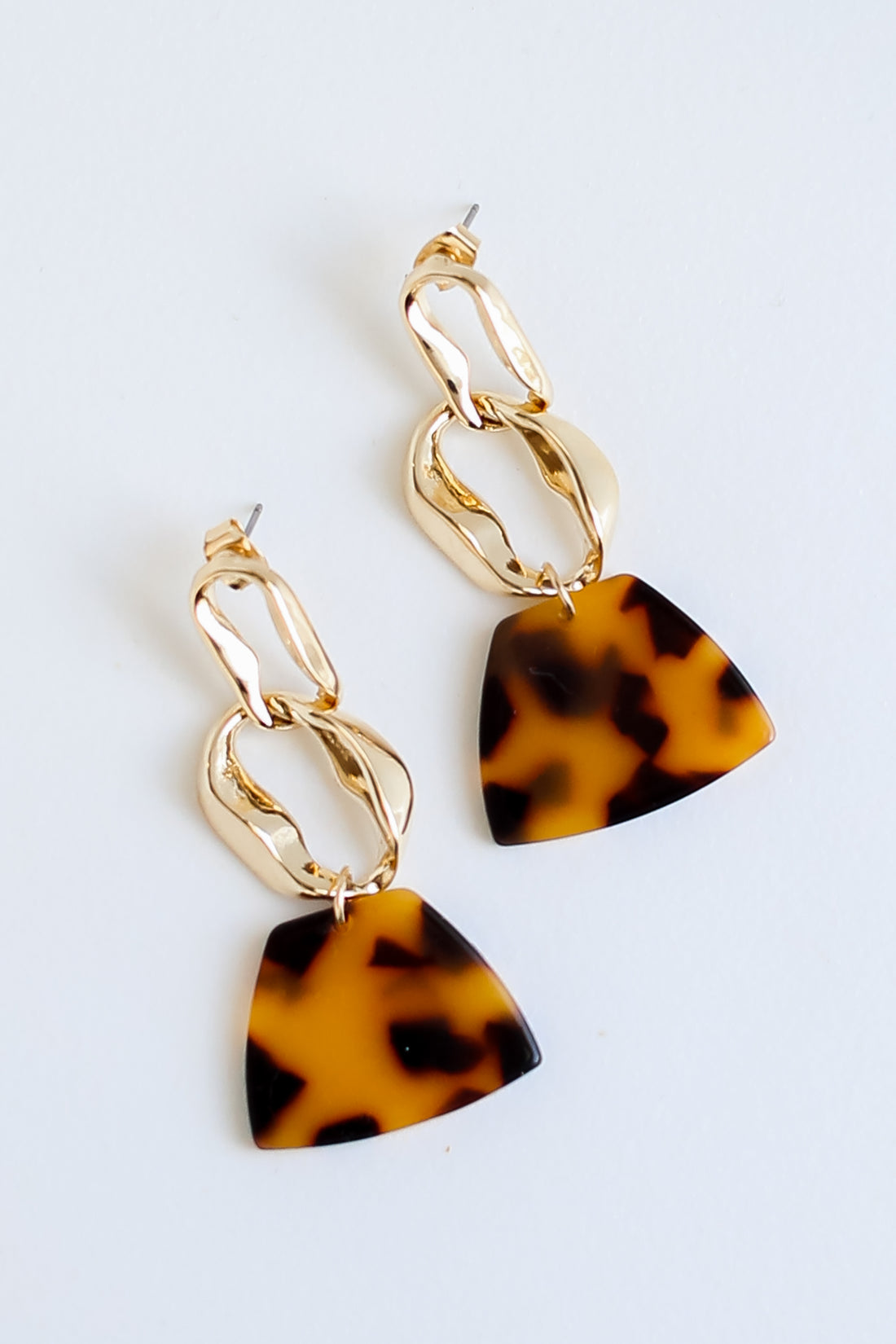 tortoise Drop Earrings