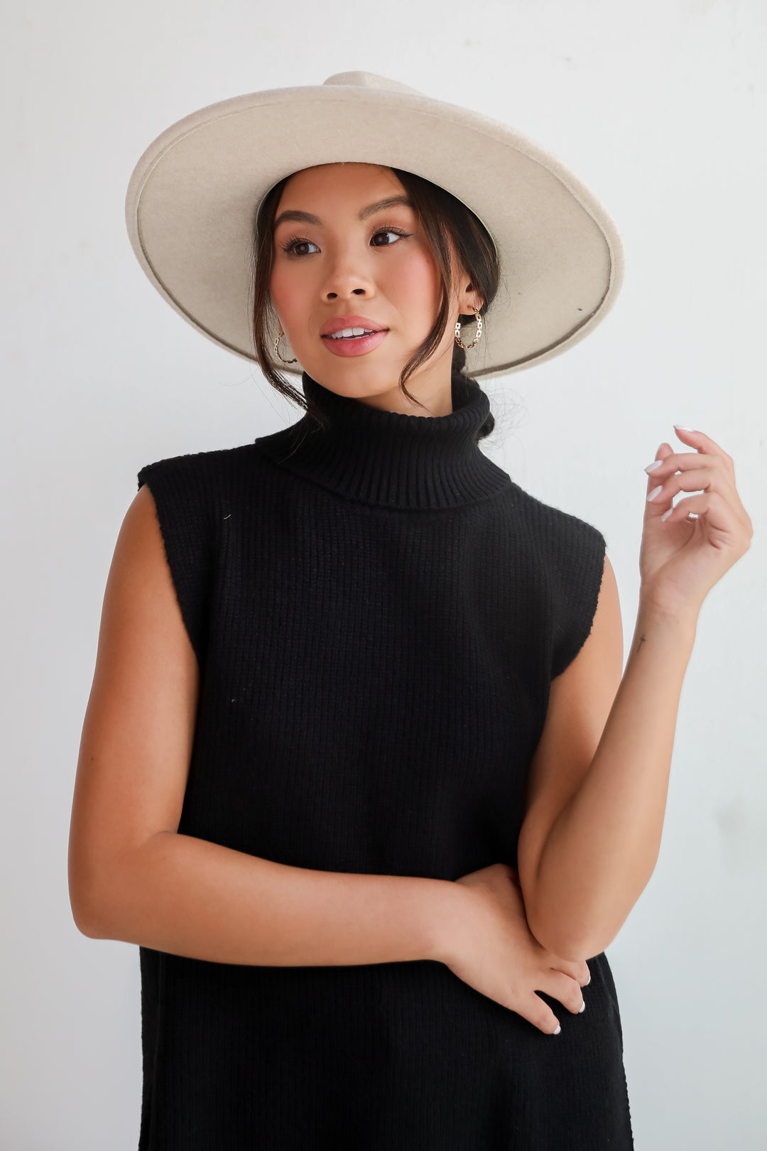 Sophisticated Ways Turtleneck Sweater Top