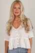 Breezy Charm Babydoll Top