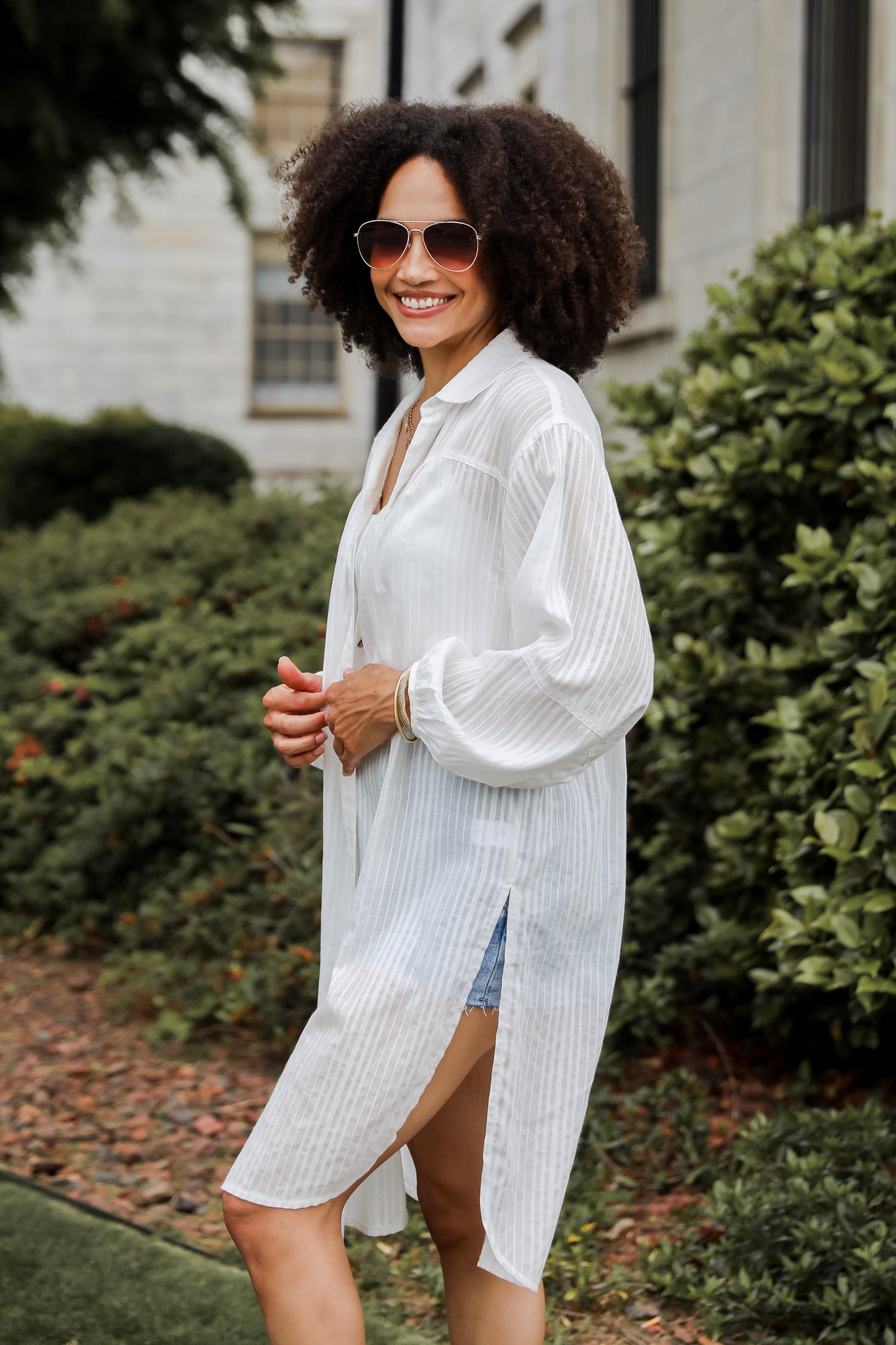 Adorable Impression White Tunic