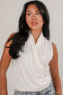 Inspired By You White Surplice Tank