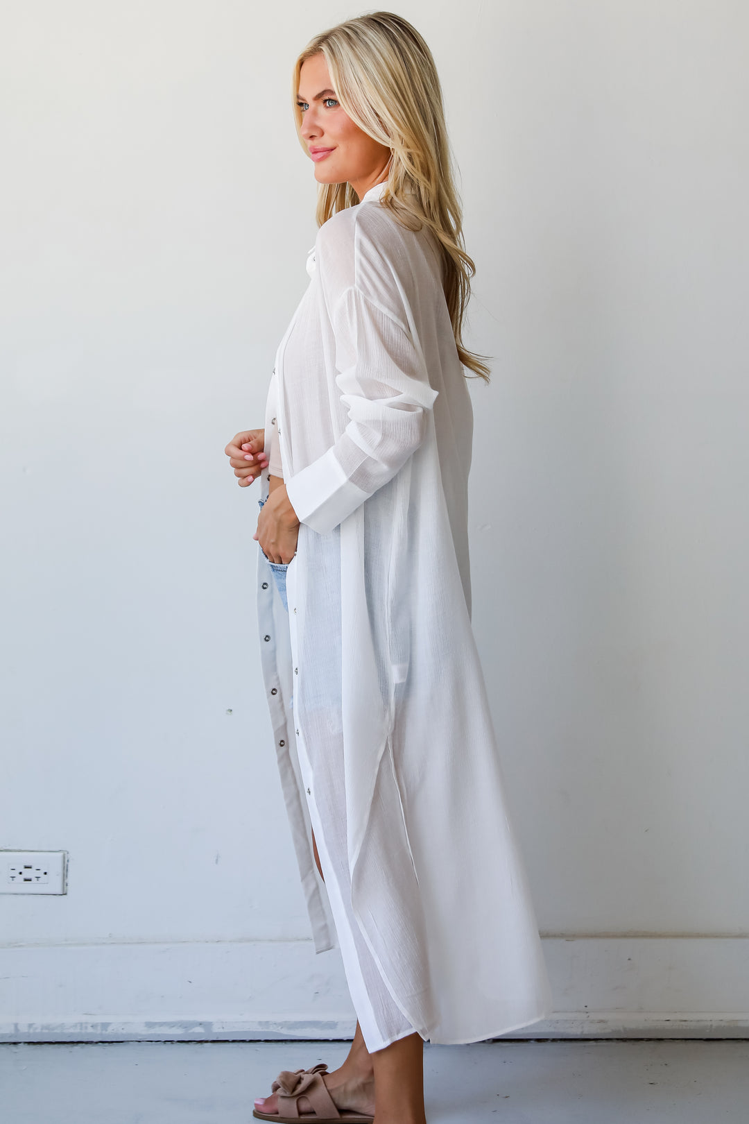 Beloved Sweetie White Tunic