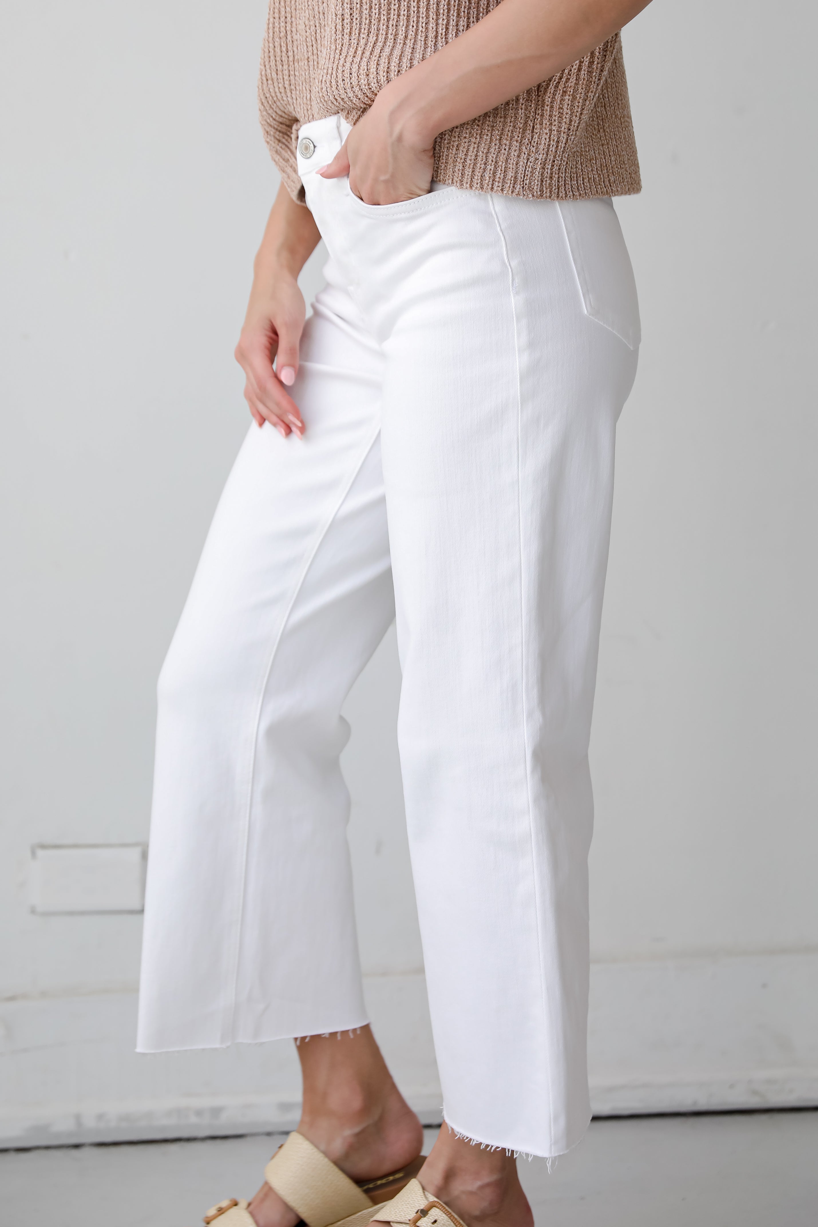 white denim for women